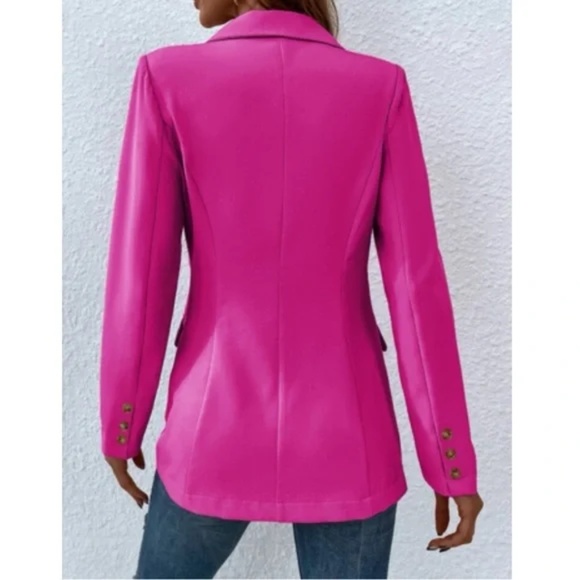 Classic Khaki Button Work Jacket Coat Blazer - Picture 5 of 14